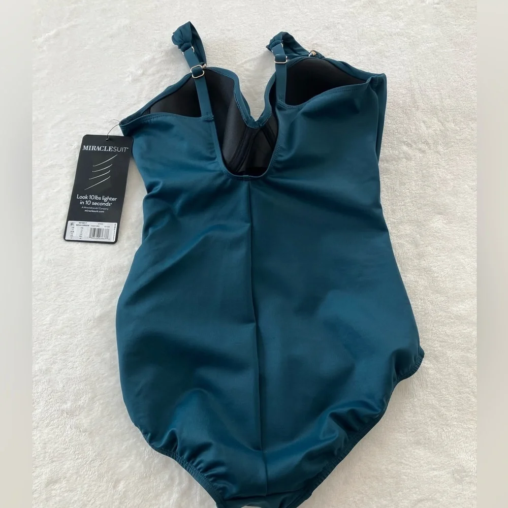 MIRACLESUIT Size 12 Razzle Dazzle Siren One Piece Swimsuit - Picture 11 of 15
